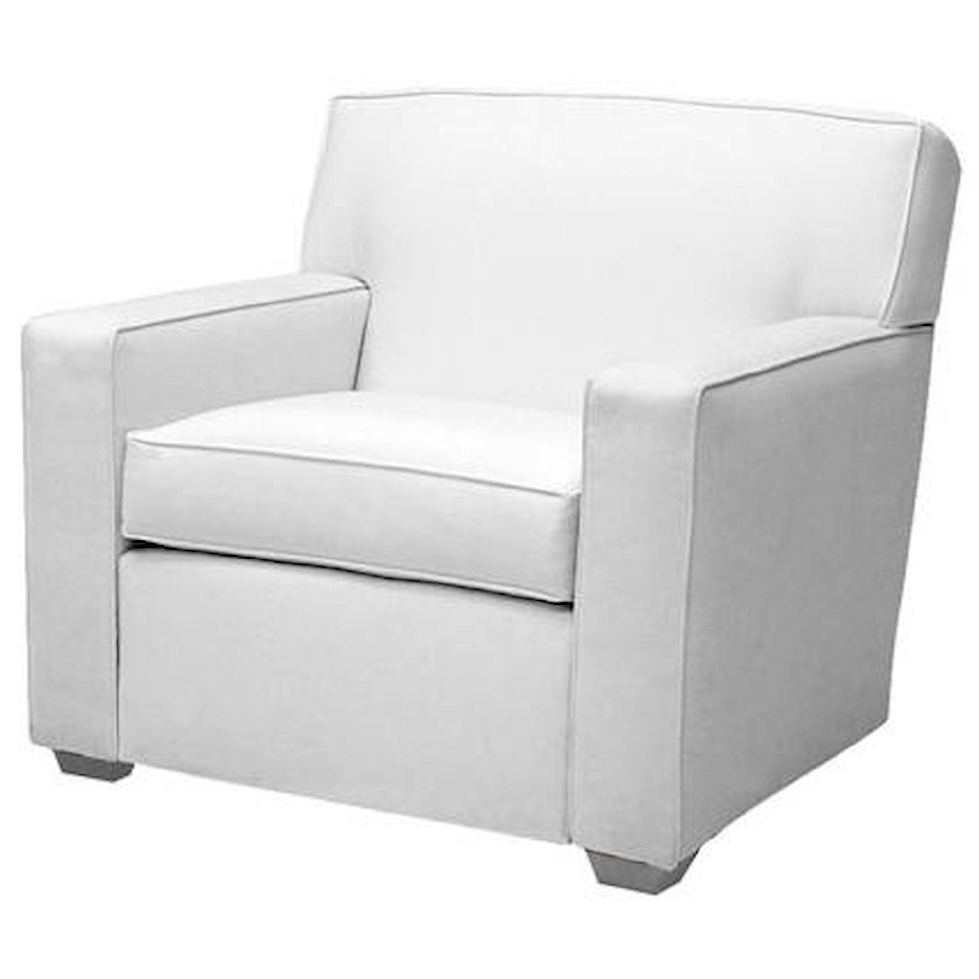 Norwalk Wesley 6730 Contemporary Chair with Track Arms Wayside